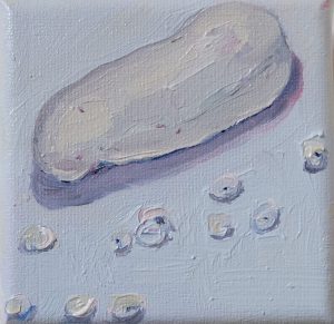 KLeintje, oil on canvas 10 x 10 cm