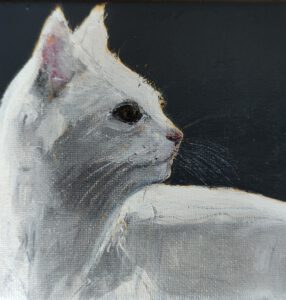 Lord, oil on canvas 10 x 10 cm